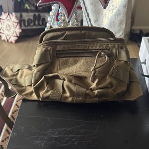 Men's Tan Tactical Waist Bag